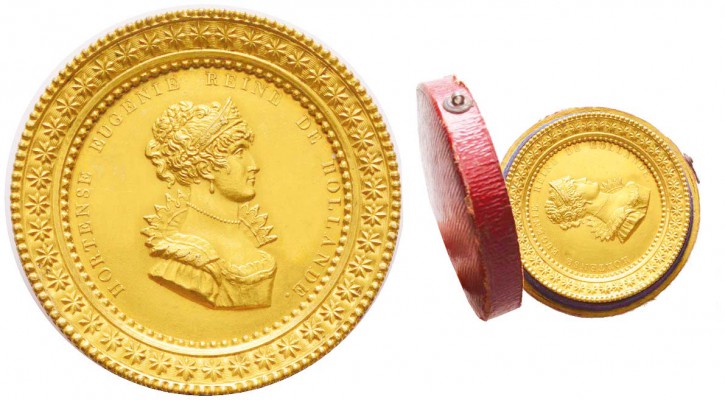 Netherlands, Médaille uniface pour Hortense Eugénie Cécile Bonaparte 1783-1837, ...