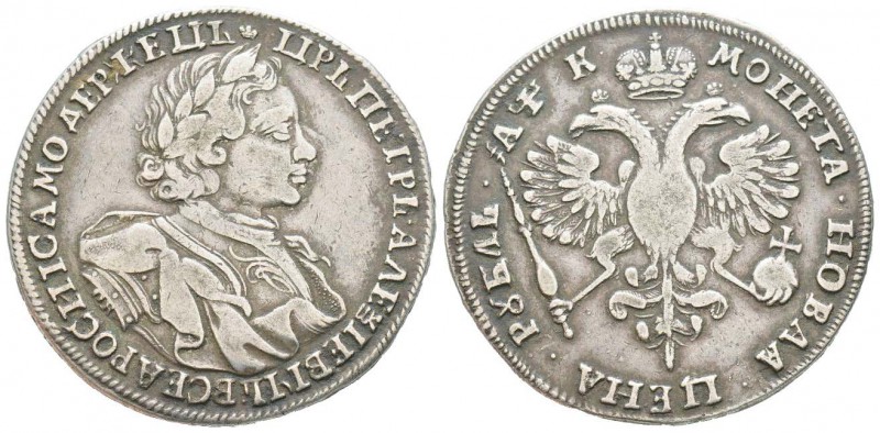 Russie, Pierre le Grand 1682-1725 
Rouble, Moscou, 1720 K, AG 28.2 g
Ref : KM#...