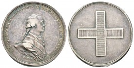 Russie, Paul 1797-1801
Médaille de Couronnement, St. Petersburg, ND СПБ, AG 19.74 g. 38 mm
Ref : Diakov 243.9 
Conservation: Superbe. Très belle pa...