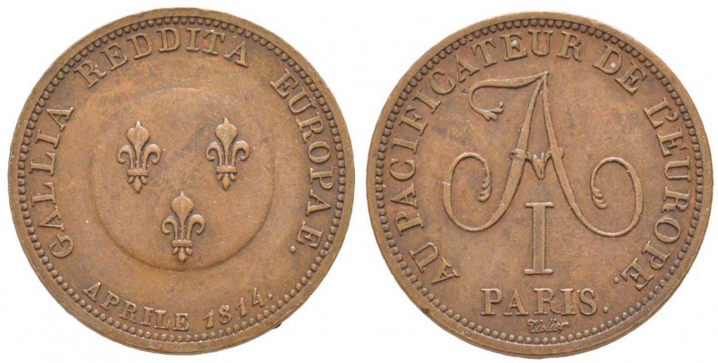 Russie, Module 2 Francs par Tiolier, Paris, 1814, AE 8.47 g. 
Ref : G.506b (198...