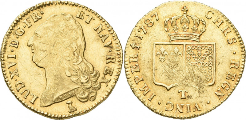 Frankreich: Louis XVI. 1774-1793: Doppelter Louis d'or (Double Louis d'or à la ...