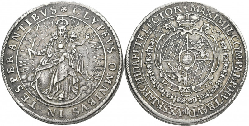 Altdeutschland und RDR bis 1800: Bayern, Maximilian I. 1623-1651: Taler 1625. Wa...