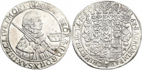 Altdeutschland und RDR bis 1800: Sachsen, Johann Georg II. 1656-1680: Taler 1663 (Reichstaler / Erbländischer Taler) CR - Dresden. 28,91 g. Davenport ...
