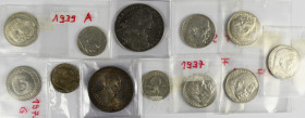 Deutschland: Kleines Lot mit 11 Silbermünzen und 1x5 DM aus CuNi. Dabei RDR (Bayerntaler 1769), Kaiserreich (5 Mark Preußen), Drittes Reich (Hindenbur...