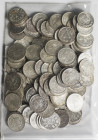 Umlaufmünzen 1 Pf. - 1 Mark: Lot 138 x ½ Mark 1905-1918, Jaeger 16, diverse Jahrgänge und Erhaltungen, sehr schön - stempelglanz.
 [differenzbesteuer...