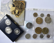 Medaillen - ECU: Kleines Lot diverse Euro-Vorläufer / ECU-Medaillen, darunter aus seltene Stücke wie 5 Europinos 1972, Frankreich-Deutschland 1979-198...
