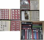 Nachlässe: Nachlass eines Münzensammlers, dabei über 20 Alben mit einsortierten Münzen aus Deutschland (Kaiserreich, Weimar, Drittes Reich, BRD) und d...