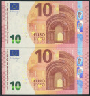 10 Euros. 23 de Septiembre de 2014. Pareja correlativa (cabe recordar que el último dígito de la numeración de todos los billetes denominados en euros...