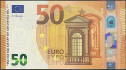 50 Euros. 4 de Abril de 2017. Firma Draghi. Serie V (España). (Edifil 2017: 496). SC.