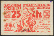 NAVALMORALES (TOLEDO). 25 Céntimos. (1937ca). (González: 3815). MBC.