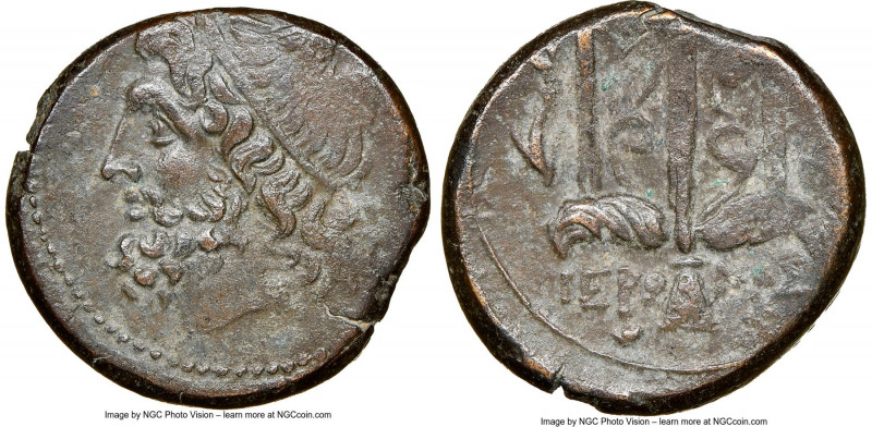 SICILY. Syracuse. Hieron II (ca. 275-215 BC). AE litra (19mm, 7h). NGC Choice VF...