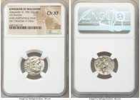 MACEDONIAN KINGDOM. Alexander III the Great (336-323 BC). AR drachm (18mm, 11h). NGC Choice XF. Posthumous issue of Abydus, ca. 310-301 BC. Head of He...