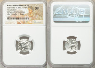 MACEDONIAN KINGDOM. Alexander III the Great (336-323 BC). AR drachm (18mm, 12h). NGC XF. Posthumous issue of Magnesia ad Maeandrum, ca. 319-305 BC. He...