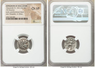 MACEDONIAN KINGDOM. Alexander III the Great (336-323 BC). AR drachm (18mm, 1h). NGC Choice VF. Late lifetime or early posthumous issue of Miletus, ca....