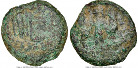 JUDAEA. Roman Procurators. Pontius Pilate (AD 26-36). AE prutah (15mm, 11h). NGC (ungraded) VG. Jerusalem, dated Regnal Year 16 of Tiberius (AD 29/30)...