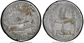 Marc Antony, as Triumvir and Imperator (43-30 BC). AR denarius (17mm, 3.44 gm, 6h). NGC VF 5/5 - 4/5. Legionary issue, mint traveling with Antony in G...