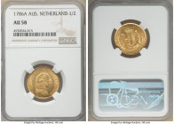 Joseph II gold 1/2 Souverain d'Or 1786-A AU58 NGC, Vienna mint, KM35. AGW 0.1634 oz. 

HID09801242017

© 2020 Heritage Auctions | All Rights Reser...