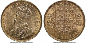 George V gold 5 Dollars 1912 MS62 NGC, Ottawa mint, KM26. AGW 0.2419 oz. 

HID09801242017

© 2020 Heritage Auctions | All Rights Reserved