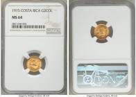 Republic gold 2 Colones 1915-(P) MS64 NGC, Philadelphia mint, KM139. Mintage: 5,000. 

HID09801242017

© 2020 Heritage Auctions | All Rights Reser...