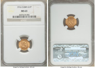 Republic gold Peso 1916 MS63 NGC, Philadelphia mint, KM16. Rose toned with whirling satin mint bloom. 

HID09801242017

© 2020 Heritage Auctions |...