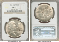 Republic "ABC" Peso 1938 MS62 NGC, Philadelphia mint, KM22.

HID09801242017

© 2020 Heritage Auctions | All Rights Reserved
