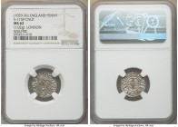 Kings of All England. Cnut (1016-1035) Penny ND (1029-1036) MS62 NGC, London mint, Wulfric as moneyer, Short Cross type, S-1159. 18mm. 1.02gm. 

HID...