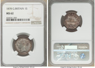 Victoria Shilling 1878 MS62 NGC, KM734.2, S-3906A. Die # 60. 

HID09801242017

© 2020 Heritage Auctions | All Rights Reserved