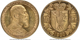 Franz I gold 10 Franken 1930 MS65 NGC, KM-Y11. Mintage: 2,500. Lustrous and choice. 

HID09801242017

© 2020 Heritage Auctions | All Rights Reserv...