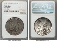 Philip III Cob 8 Reales ND (1607-1616) Mo-F VF Details (Scratches) NGC, Mexico City mint, KM44.3. 27.49gm. 

HID09801242017

© 2020 Heritage Aucti...