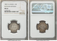 Dutch Colony. Batavian Republic 1/4 Gulden 1802 MS62 NGC, Enkhuizen mint, KM81. Blush-tinted gray with ice blue in peripheries. 

HID09801242017

...