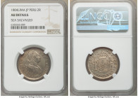 Charles IV 2 Reales 1804 LM-JP AU Details (Sea Salvaged) NGC, Lima mint, KM95. Dijon tinted pewter toning. 

HID09801242017

© 2020 Heritage Aucti...