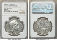 3-Piece Lot of Certified Assorted Issues NGC, 1) Germany: Weimar Republic silver "Hindenburg" Medal 1927-D - AU55, Munich mint, Kienast-386 2) Spain: ...