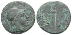 Greek
Pontos, Amisos. Time of Mithradates VI Eupator (Circa 120-63 BC)
AE Bronze (21.3mm 7.5g)