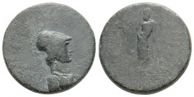 Greek
Seleukid Kingdom. Antioch on the Orontes. Alexander II Zabinas ? (Circa 128-122 BC.)
AE Bronze ( 19.7 mm 5.6 g )