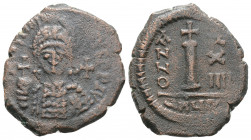 Byzantine
Justinian I (527-565 AD.) Antioch mint.
AE Decanummium. (22.6 mm, 5.1 g, )