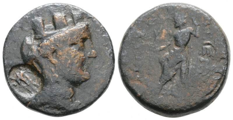 Greek
CILICIA, Mopsos. ( Circa 164-27 BC.)
AE Bronze ( 22.1 mm. 8.6 g. )