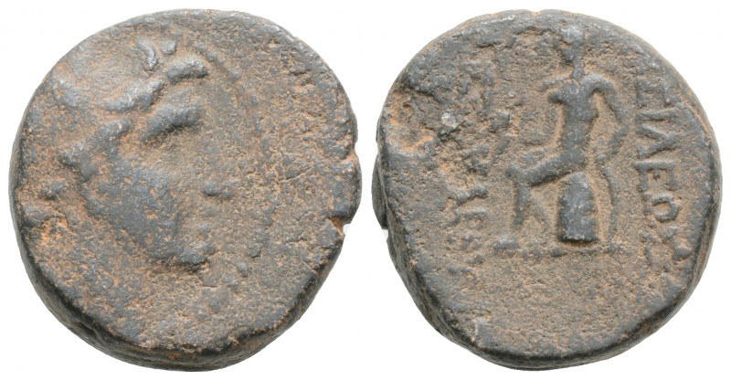 Greek
SELEUKID KINGS OF SYRIA. Antiochos I Soter ( Circa 281-261 BC)
AE Bronze (...