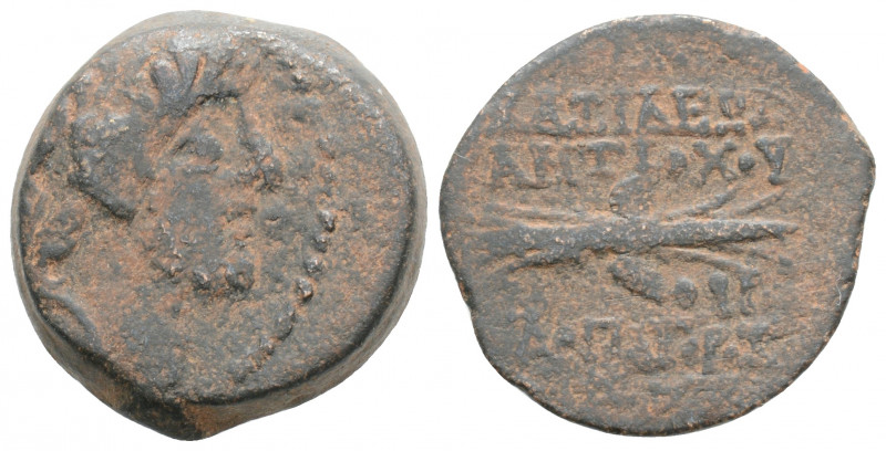 Greek
Seleukid Kingdom. Antioch. Antiochos IX Philopator ( Circa 114-95 BC.)
AE ...