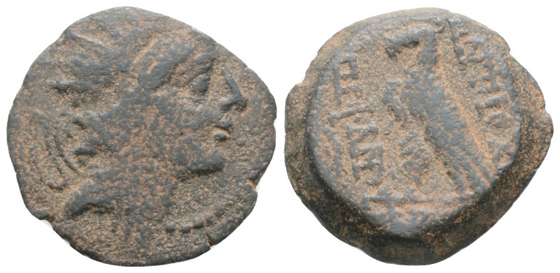 Greek
Seleukid Kingdom. Antiochos VIII Epiphanes. ( Circa 121-96 BC.)
AE Bronze ...