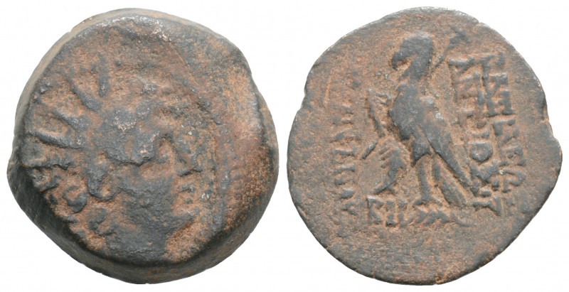 Greek
Seleukid Kingdom. Antiochos VIII Epiphanes. ( Circa 121-96 BC.)
AE Bronze ...