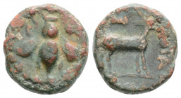 Greek
IONIA, Ephesos. (Circa 200 BC)
AE Bronze (12.8mm 1.7g)