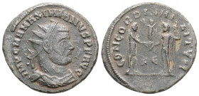 Roman Imperial
Maximianus Herculius (286-305 AD). Kyzikos
Antoninianus (21.2mm 3.4g)