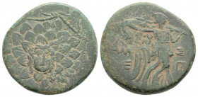 Greek
Pontos, Amisos. Time of Mithradates VI Eupator (Circa 120-63 BC).
AE Bronze (21.8mm 6.8g)