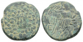 Greek
Pontos, Amisos. Time of Mithradates VI Eupator (Circa 120-63 BC).
AE Bronze (21.1mm 7.2g)