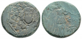 Greek
Pontos, Amisos. Time of Mithradates VI Eupator (Circa 120-63 BC).
AE Bronze (20.1mm 7.2g)