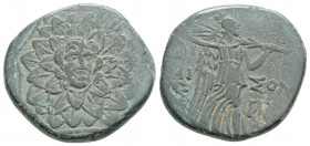 Greek
Pontos, Amisos. Time of Mithradates VI Eupator (Circa 120-63 BC).
AE Bronze (22mm 6.7g)