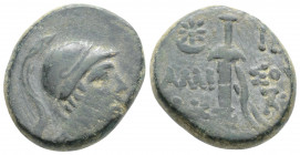 Greek
Pontos, Amisos. Time of Mithradates VI Eupator (Circa 85-65 BC)
AE Bronze (20.1mm 7.4g)