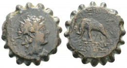 Greek
SELEUKID KINGDOM, Antioch on the Orontes. Antiochos VI Dionysos ( Circa 144-142 BC).
AE Bronze (23.5mm 8.7g)