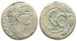 Roman Provincial
Seleucis and Pieria. Antioch. Tiberius (14-37 AD.)
AE Bronze ( 20.4 mm 7.2 g )