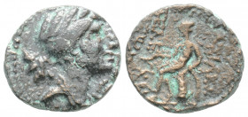 Greek
SELEUKID KINGDOM. Antiochos III (Circa 222-187 BC)
AE Bronze (15.7mm 2.7g)